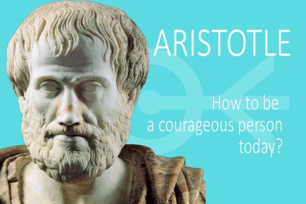 The virtue of courage by Aristotle